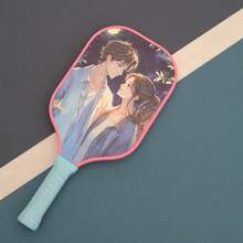 Original Design "Cartoon Romanticism" Style Fiberglass Material High-Elastic Honeycomb Core Anti-Collision Rubber Edge With Anti-Slip Sweat-Absorbing Handle, Beautiful And Durable, High Aesthetic Value, Great Choice For Personal Use Or Gift, (Includes 2 Random Color Balls) - Hot Pink - View 9