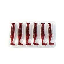 Floating T Tail Soft Fishing Lures Silicone Swimbaits With Glitter Sequins Artificial Bait Slow Sinking Worm Lure For Freshwater Saltwater Bass Perch Trout Fishing Tackle Box Packaging - Multicolor - View 13