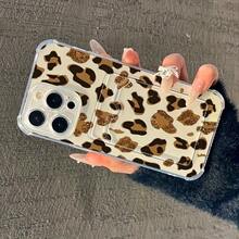 [24h Shipping from DE/FR/ES]handy hüllencoque iphonefundas iphoneFunda para Teléfono - 1pc Diseño Retro Estampado de Leopardo Tarjetero Funda Suave para Iphone 17 16 15 14 13 12 11 Pro Max AIR 14 15 16 Plus XS XR X 8 7 SE 2020Shockproof, scratch-proof, no yellowing    perfect gift - A - Ver 5