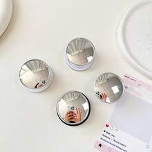 Phone Stand With Airbag, Ultra Wide-Angle Mirror, Round Telescopic Finger Ring Makeup Mirror, Minimalist Desktop Support For Watching Videos - Multicolor - View 8