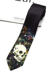 1pc Printed Hand-Tied Tie For Men And Women, Suitable For Casual, Street, Party, Gift - Multicolor - View 11