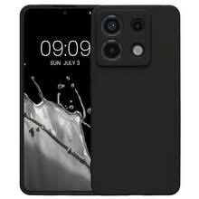 Kompatibel dengan Redmi Note 13 5G / Note 13 Pro 5G / Poco X6 / Note 13 Pro+ Plus, Casing Ponsel dengan Perlindungan Kamera, Tipis, Tahan Guncangan, Fleksibel, Warna Hitam Matte, Lembut, Pelindung Silikon. - Hitam - View 5