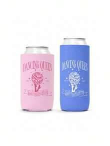 1件客製化 Disco Queen 杯組，個性化新娘姓名飲水杯，復古單身派對啤酒杯套 - 彩色 - 查看 9