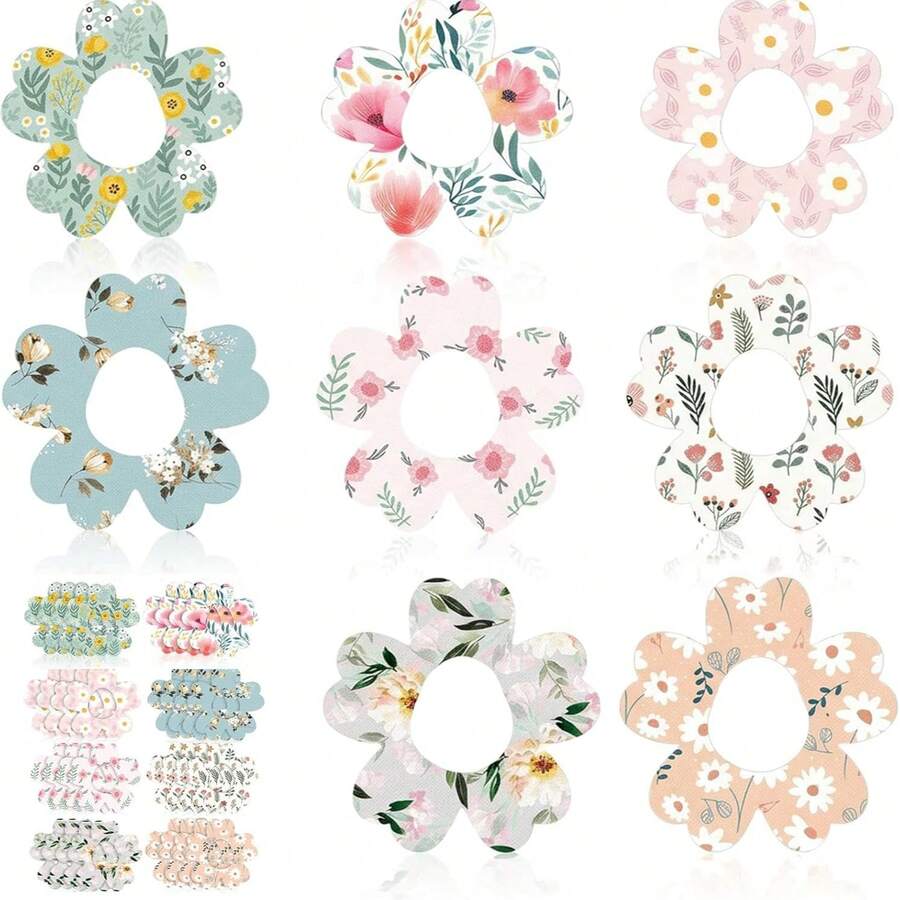 1 Set 4/8 buah Plester Pelindung Sensor CGM, Desain Bunga Cantik, Tahan Air, Tahan Keringat, Lembut dan Bernapas, Sudah Dipotong, Tahan Lama dan Awet, Portabel dan Mudah Dibawa, Cocok untuk Olahraga dan Penggunaan Sehari-hari, Bunga Berwarna-warni Mekar untuk Anda - View 1