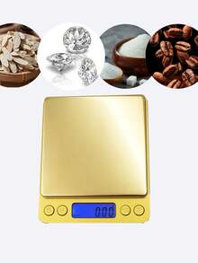 Small Kitchen Scale, Suitable For Baking, Precision Weight Scale, Units Are Grams And Ounces,Maximum Weighing Capacity 3 Kg,Suitable For Food Weighing, High Precision Multi-Functional Coffee Scale,With Back Panel LED Display (Batteries Not Included). - Kitchen scales - View 6