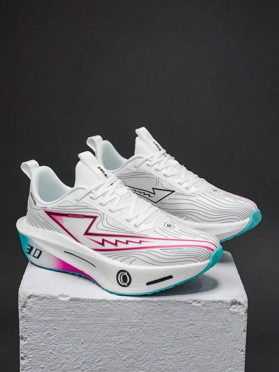 Women's Running Shoes, Ultra-Lightweight Breathable Soft, Suitable For Daily Walking, Fitness Exercise - White Color - View 1