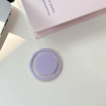 1 pieza Soporte magnético MagSafe para teléfono con papel de concha iridiscente, soporte para teléfono con patrón de concha estilo INS - Multicolor - Ver 18