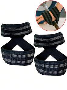 Weight Lifting Wrist Wraps Dumbbell Protection Band For Men And Women Figure Eight Lifting Straps For Exerise Workout Gym Winter Home Outdoor Indoor Daily Back To School Travel Holiday Wedding Favor Essential Accessory - Multicolor - View 2