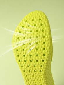 COSYLEE 1 Pair/3 Pairs Height Increasing Insoles Air Cushion Latex High Elasticity Comfortable Shock Absorbing Breathable Insoles - Green - View 8