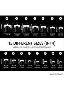 150Pcs Clear Matte French Press On Toenails Short Square Full Cover Fake Toe Nails For Summer Wearable White Edge False Toe Nail - 彩色 - 查看 4