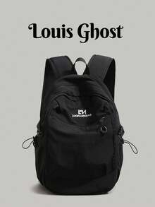 Outdoor Commuter Backpack, Lightweight Travel Bag, Fashionable Versatile Large Capacity School Bag, Anti-Theft, Work, Essential, Nylon, Ergonomic - Multicolor - View 12