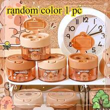 Random 1/2/4pcs Capybara Pencil Sharpener Converter, Learning Supplies, Office Supplies, Prizes, Gifts, Back To School Supplies - Multicolor - View 4