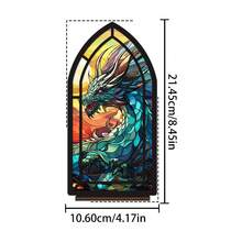 2D Flat Style, 1pc Dragon Shaped Bookend Decor - Gothic Library Sign, With Dragon And Book Spine Design, Suitable As Christmas, Valentine's Day, Thanksgiving Gift For Readers And Fantasy Book Fans, Also As Library Or Desk Decoration (Candle Not Included) - A - View 7