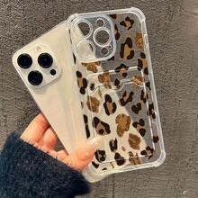 [24h Shipping from DE/FR/ES]handy hüllencoque iphonefundas iphoneFunda para Teléfono - 1pc Diseño Retro Estampado de Leopardo Tarjetero Funda Suave para Iphone 17 16 15 14 13 12 11 Pro Max AIR 14 15 16 Plus XS XR X 8 7 SE 2020Shockproof, scratch-proof, no yellowing    perfect gift - A - Ver 4