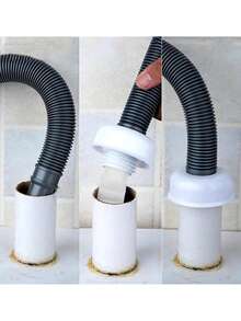 3pcs Silicone Drain Pipe Deodorizing Sealing Ring Set - White - View 2
