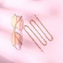 1 Simple And Fashionable Retro Campus Chain Buckle, Glasses Chain, Mask Chain, Glasses Strap, Fashion Glasses Necklace, Glasses Lanyard Strap - Regular Style - View 7