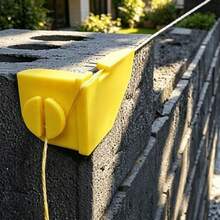 Yellow Brick Line Anchor 2/1pc, Plastic Brick Corner Line Fixer, Construction Masonry Auxiliary Tool, Practical Gift For Bricklayers And Masons - A - View 10