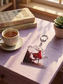 1pc/6Pcs Hollow Knight Game Acrylic Keychain, Cartoon Character For Backpack. Lovely Decoration For Fans,Anime Lovers, And Friend Swap Trinkets. - Multicolor - View 6