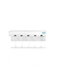 4/5 Foldable Space-Saving Retractable Clothesline Wall-Mounted Plastic Towel Rack With Hooks Home Kitchen Storage Drying Rack Laundry Organization Compact Hanging Solution Bathroom Bedroom Balcony Indoor Outdoor Clothes Air Dry Stand Heavy-Duty Portable Retractable Line - Multicolor - View 17