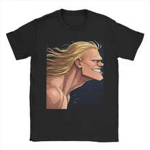 T-Shirt Erling Haaland da uomo e donna, T-Shirt con viso divertente, alla moda, estive, Y2K, basic, casual, in puro cotone, regalo di compleanno - Colore 4 - Visualizzare 8