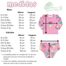 Conjunto Infantil de Calcinha + Camisa de Proteção UV 50+ Kamylus - Pink - Visão 4