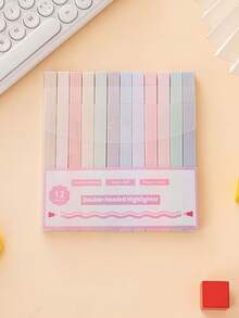 1/6/12/24pcs Morandi Aesthetic Square Highlighters, Rich Colors, Smooth Writing, Soft Tips, Non-Fading, Quick-Drying, Suitable For Diary, Notes And More, Ideal School Supplies, Gift For Students, Gift For Teachers, Perfect For Back To School Season - Multicolor - View 20