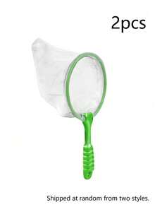 Outdoor Insect Catching Nets, Fishing Nets, Lightweight Colorful Mesh Nets, Pond & Fountain Accessories, Suitable For Backyard Fun, Camping, Insect Catching, And Outdoor Exploration - Multicolor - View 12