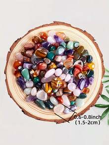 Campuran Mineral Batu Alam, Termasuk Mata Harimau, Amethyst, Citrine, Aquamarine, dll., Cocok untuk Dekorasi Rumah, Dekorasi Interior, Pemberian Hadiah, Koleksi, Penelitian Ilmiah, dan sebagai Hadiah Ulang Tahun Unik untuk Siswa. - Beraneka warna - View 7