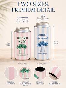 Taza aislada con texto personalizado, regalo para el padre, regalo de verano, regalo para él, recuerdo de cumpleaños divertido, bolsa para bebidas de fiesta, bolsa para taza aislada con texto de logotipo personalizado, boda, cumpleaños, despedida de soltero - Multicolor - Ver 3