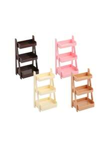 Mini Portable Multi-Layer Jewelry Display Stand, Miniature Model Storage Rack, Multifunctional Jewelry Organizer Box, Space-Saving Practical For Bathroom, Bedroom And Office, Suitable For Home And Commercial Use, Home Organization, - Multicolor - View 8