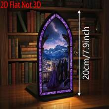 2D Flat, Velaris Library Night Court, Fantasy Bookshelf Plugin, Unique Decorative Gift For Book Lovers, Perfect For Fantasy Literature Fans - A - View 3