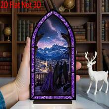 2D Flat, Velaris Library Night Court, Fantasy Bookshelf Plugin, Unique Decorative Gift For Book Lovers, Perfect For Fantasy Literature Fans - A - View 1