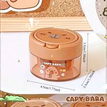 Random 1/2/4pcs Capybara Pencil Sharpener Converter, Learning Supplies, Office Supplies, Prizes, Gifts, Back To School Supplies - Multicolor - View 3
