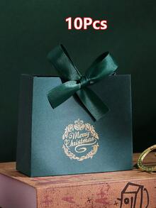 10pcs Christmas Gift Boxes, Christmas Gift Decoration Boxes, Christmas Decor Gift Boxes, Christmas Party Supplies Gift Boxes, Christmas And Valentine's Day - View 14
