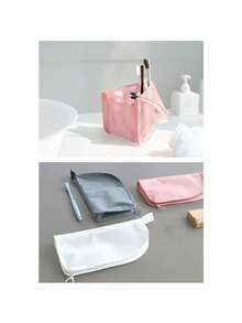 Upright Toiletry Bag – Portable, Lightweight Travel Toiletry Bag; Large-Capacity, Waterproof EVA Mesh Cosmetic Bag (Suitable For Travel, Toothbrush, And Toothpaste) - Multicolor - View 11