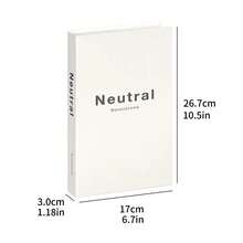 2/3pcs Minimalist Artistic Faux Books, Fashion Photography Props, Fake Books For Food Photography, Magazine Background Decor Display - Decor Book - View 11