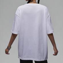 Nike Authentic JORDAN Women's Minimalist Crew Neck Casual Loose Short Sleeve T-Shirt HM4373-100 - HM4373-100 - View 2