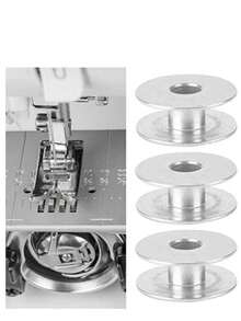 EDCUEBE7 5-30件工業縫紉機線軸、梭芯、梭芯盒，耐用鋁製無槽線軸，成衣機械縫紉配件，縫紉用品。適用於 Bernina Brother Riccar Baby Lock Pfaff 1200 縫紉機 #55623S #SA159#H12413002 (隨機剪刀顏色) - 不含卡槽 - 查看 8