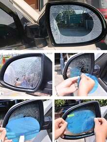 Rearview Mirror Rainproof Film (Two Pieces) - A - View 10