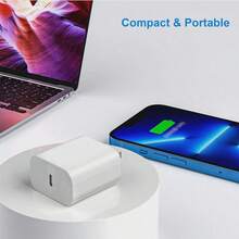 1-2 Buah Adaptor Pengisian Cepat USB-C 30W, Blok Pengisian Daya, Pengisi Daya Dinding Tipe-C, Kompatibel dengan iPhone 17 16 15 Pro Max Plus, Kepala Pengisian Daya - Steker Tipe AS A (110-127V) - View 7