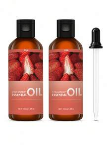 100ml/30ml Strawberry Fragrance Essential Oil, Suitable For Aroma Diffuser, Humidifier, Soap/Candle Making, Ideal Gift - one-size - View 14