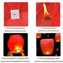 1pc Kong Mingdeng Offers Romantic Blessings And Sincerely Wishes For A Better Life For Your Spouse And Family After Graduation - A Multicolor - View 10