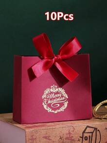 10pcs Christmas Gift Boxes, Christmas Gift Decoration Boxes, Christmas Decor Gift Boxes, Christmas Party Supplies Gift Boxes, Christmas And Valentine's Day - View 15