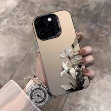 [24h Shipping from DE/FR/ES]handy hüllencoque iphonefundas iphoneFundas para Teléfono Apple con Diseño de Láser y Flor de LirioShockproof, scratch-proof, no yellowing    perfect gift - 1 immagine - Visualizzare 3