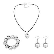 70s Disco Women's Shiny Sequin Hat & Necklace Set, Halloween New Style Casual Versatile - Multicolor - View 14