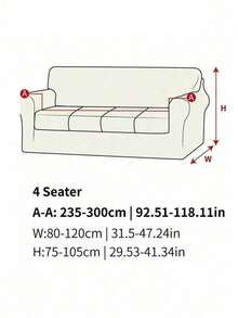 1 pieza Cubierta de sofá elástico con diseño de dobladillo impreso, protector de sofá de cobertura total, resistente al polvo y a las manchas, elástico y lavable, para decoración del hogar en la sala de estar - Gris Oscuro - Ver 10
