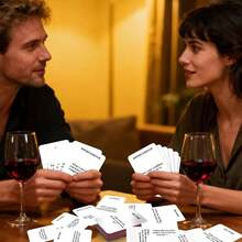 Let's Get Closer Couple Conversation Cards, 50Pcs Deep Relationship Question Game, Past Present Future Themed Dating Deck, Intimate Communication Icebreaker Cards For Date Night, Anniversary Valentine's Day Gift For Couples - View 6