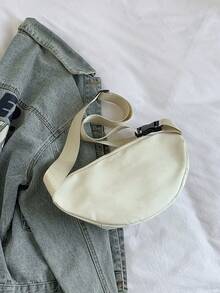 Fashion Women's Crossbody Chest Bag Waist Bag Casual Shoulder Bag - Beige - View 9