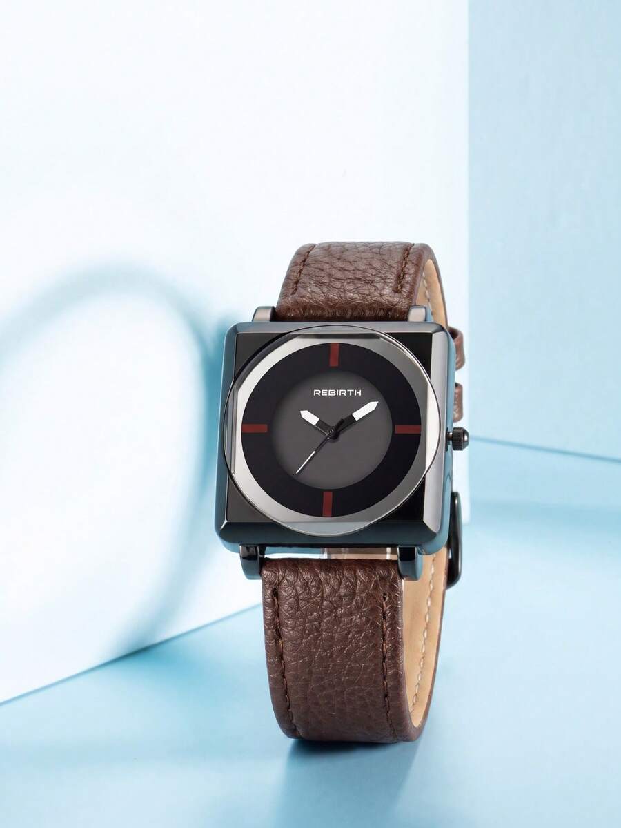 1 buah Jam Tangan Quartz Wanita Merek REBIRTH yang Modis, Serbaguna, dan Elegan