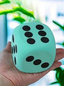 1pc Large Soft Plush Foam Dice, Multi-Color Throwable, Multi-Functional Tabletop Game Accessory, Suitable For Adult Party Games, Valentine's Day, Wedding, Birthday Party Decoration, Ideal Gift Choice - Multicolor - View 6